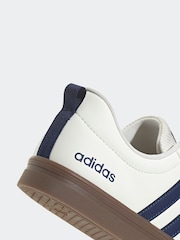 adidas White/Chrome VS Pace Trainers - Image 8 of 8