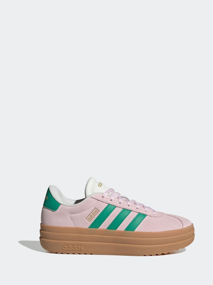 adidas Pink VL Court Bold Trainers - Image 1 of 9