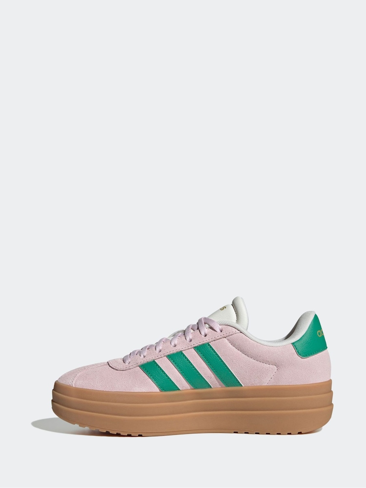 adidas Pink VL Court Bold Trainers - Image 2 of 9