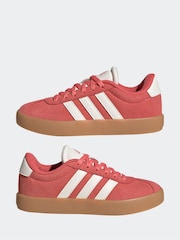 adidas Red VL Court 3.0 Trainers - Image 7 of 9