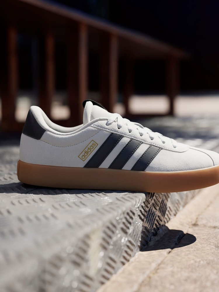 adidas gazelle silver green womens adidas Gazelle Indoor Shoes - Women's - Core Black / White / Gum main image 1