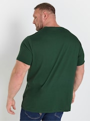 BadRhino Big & Tall Blue 100% Cotton T-Shirts 5 Pack - Image 3 of 9