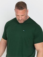 BadRhino Big & Tall Blue 100% Cotton T-Shirts 5 Pack - Image 4 of 9