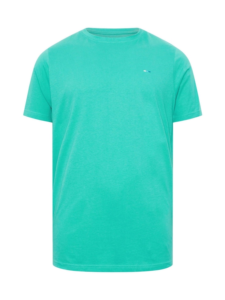 BadRhino Big & Tall Blue 100% Cotton T-Shirts 5 Pack - Image 9 of 9