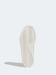adidas White/Grey Grand Court 2.0 Trainers - Image 6 of 9