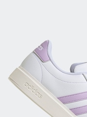 adidas White/Grey Grand Court 2.0 Trainers - Image 9 of 9