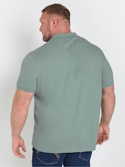BadRhino Big & Tall Green Jersey 100% Cotton Polo Shirts 5 Pack - Image 3 of 10