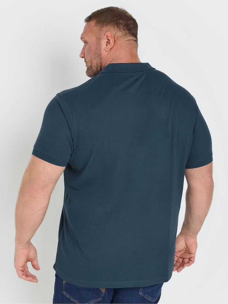 BadRhino Big & Tall Plain Pique 100% Cotton сорочки поло 5 Pack - Image 3 of 10