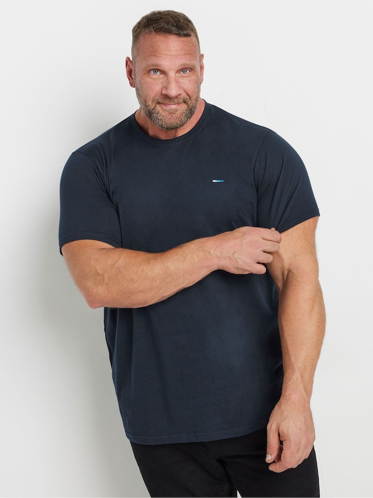 BadRhino Big & Tall 100% Cotton T-Shirts 5 Pack - Bild 2 von 6 BadRhino Big & Tall 100% Cotton T-Shirts 5 Pack - Bild 2 von 6