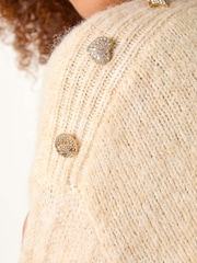 Roman Natural Shimmer Detail Knit Jumper - Image 5 of 5