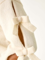 Roman White Bow Sleeve Detail Knit Jumper - Image 5 of 5