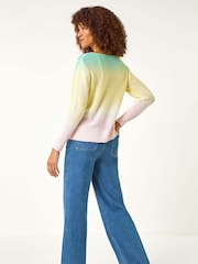 Roman Cream Ombre Stitch Knit Jumper - Image 2 of 5