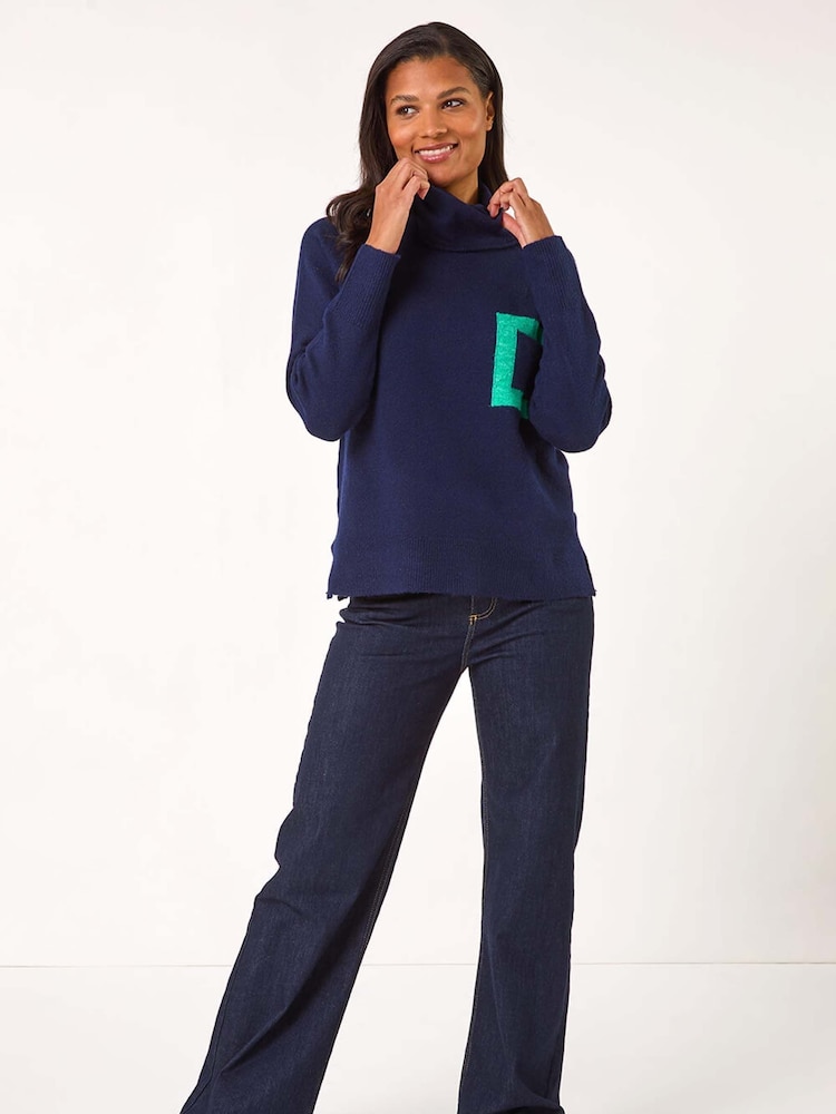 Roman Pocket Detail Knit Jumper - Bild 2 von 5