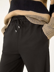 Roman Black Wide Leg Ponte Trousers - Image 5 of 5