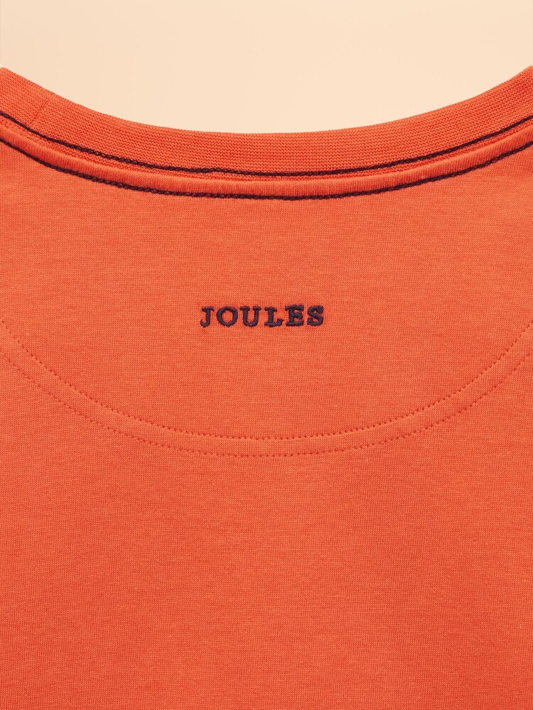 Joules Boys' Jack Orange Applique Long Sleeve Top - Image 4 of 4 Joules Boys' Jack Orange Applique Long Sleeve Top - Image 4 of 4