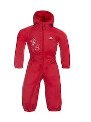Trespass Babies Red Dripdrop Rain Suit - Image 1 of 5