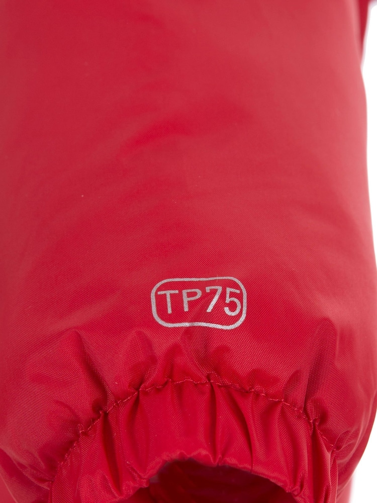 Trespass Babies Red Dripdrop Rain Suit - Image 3 of 5