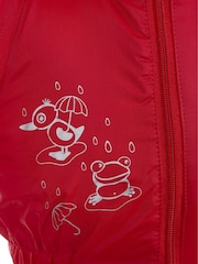 Trespass Babies Red Dripdrop Rain Suit - Image 4 of 5