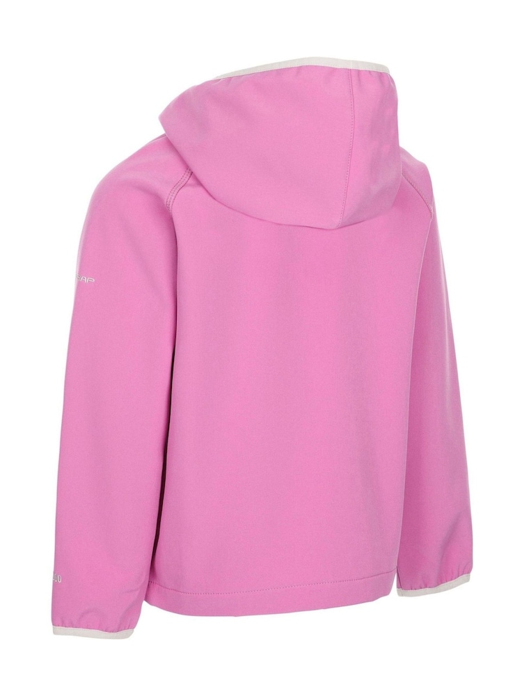 Trespass Kids Pink Kian Softshell Jacket - Image 2 of 2
