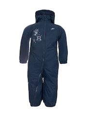 Trespass Babies Blue Dripdrop Snowsuits - Image 1 of 5