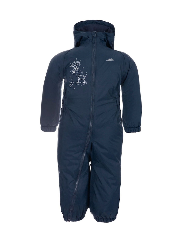 Trespass Babies Blue Dripdrop Snowsuits - Image 1 of 5