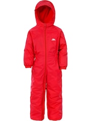 Trespass Red Dripdrop Childs Rain Suit - Image 1 of 2
