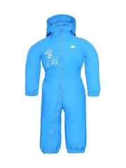 Trespass Babies Blue Dripdrop Snowsuits - Image 1 of 5