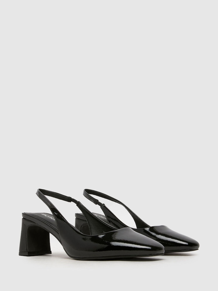 Schuh Wide Fit Shae Slightback Court Shoes - Image 2 of 4