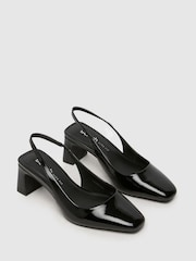 Schuh Wide Fit Shae Slightback Court Shoes - Image 3 of 4