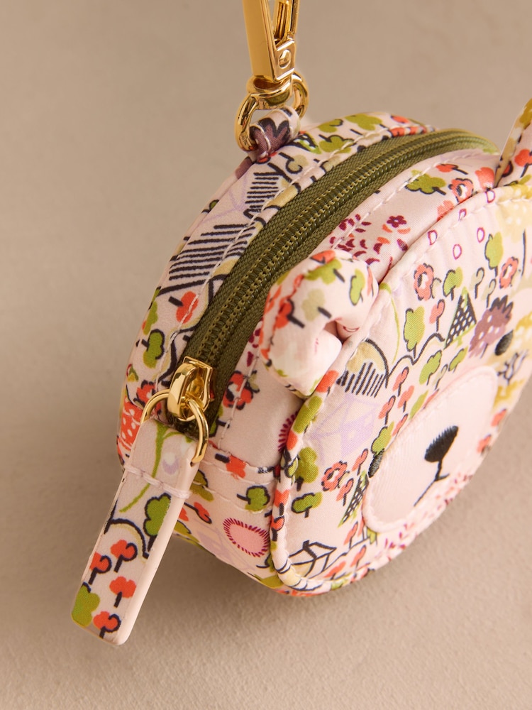 Cath Kidston Pink Tiny Town Kids Clip On Bear Coin Purse - Image 2 of 6