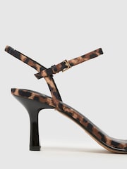 Schuh Susie Toe Loop Heeled Black Sandals - Image 3 of 4