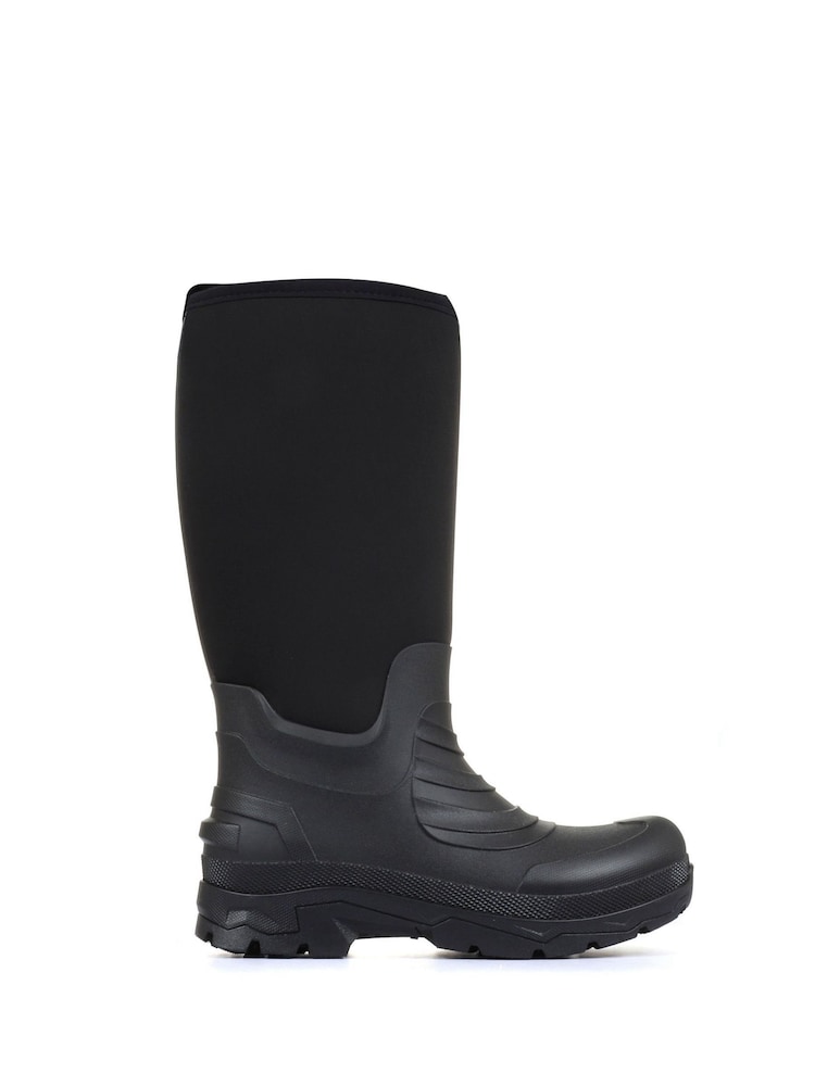 Pavers Black Wellington Boots - Image 1 of 5