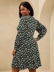 Vert - Robe mini-robe Lipsy imprimée en jersey - Image 4 of 4