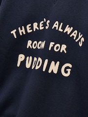 Joules Kids' Sundaze Navy Blue Crew Neck Sweatshirt - Image 3 of 5