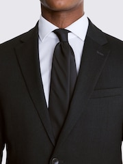 MOSS Black Slim Fit Charcoal Stretch Jacket - Image 5 of 7
