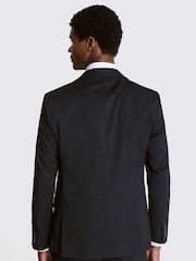 MOSS Black Slim Fit Charcoal Stretch Jacket - Image 6 of 7