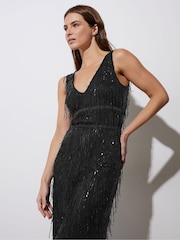 Star by Julien MacDonald Tassel Sequin Jumpsuit - Imagen 5 de 6