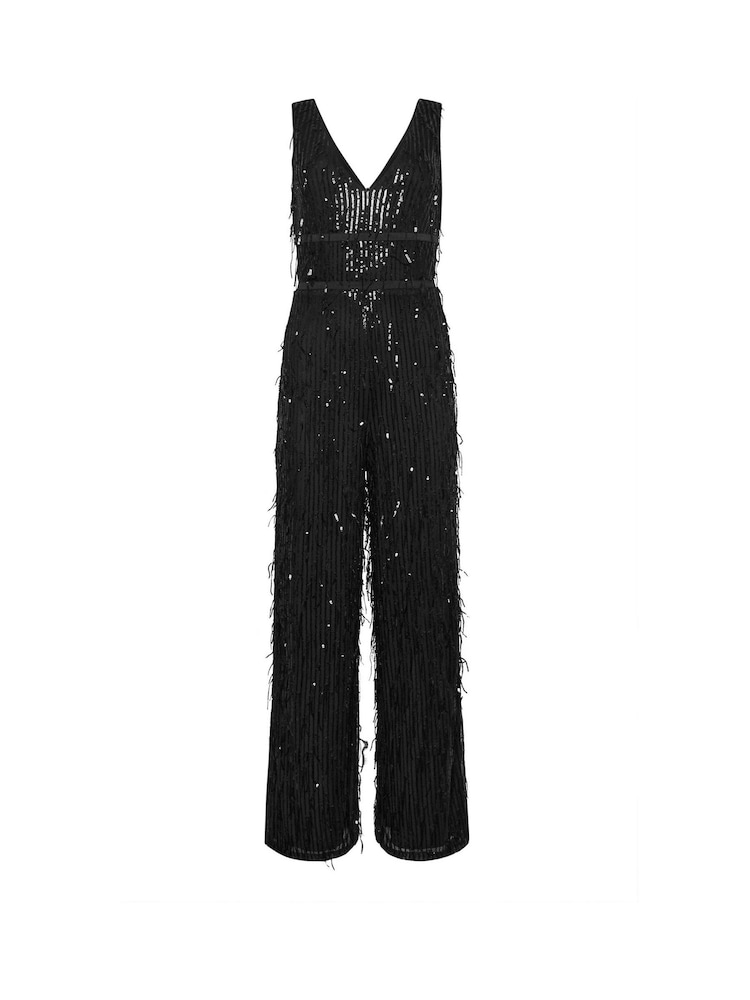 Star by Julien MacDonald Tassel Sequin Jumpsuit - Imagen 6 de 6
