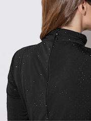 Star by Julien MacDonald Black Diamante Asymetric Dress - Image 5 of 6