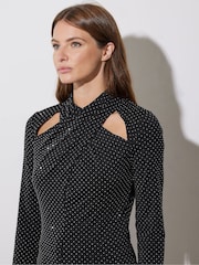 Star by Julien MacDonald Diamante Cut-Out Wrap Top - Imagen 5 de 6