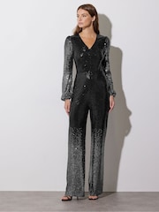 Star by Julien MacDonald Sequin Ombre Jumpsuit - Imagen 4 de 6