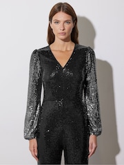 Star by Julien MacDonald Sequin Ombre Jumpsuit - Imagen 5 de 6