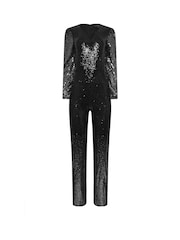 Star by Julien MacDonald Sequin Ombre Jumpsuit - Imagen 6 de 6