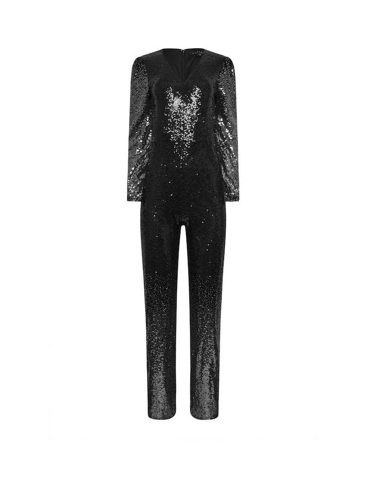 Star by Julien MacDonald Sequin Ombre Jumpsuit - Imagen 6 de 6