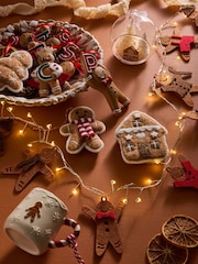Brown Gingerbread Christmas Fairy Lights - Image 3 of 5