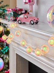 Multi Irridescent Disco Ball Fairy Lights - Image 1 of 4