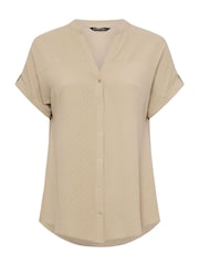 Evans Yoke Button Thru Grown On Sleeve Blouse - Image 5 of 5