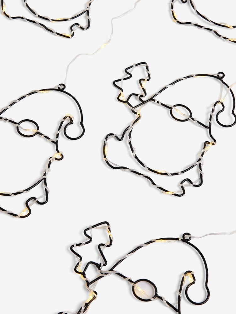 Black Gonk Christmas Curtain Lights - Image 7 of 7