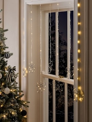 Black Bow Christmas Curtain Lights - Image 2 of 4