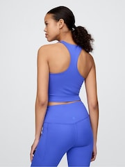 Gap Blue Cropped Sports Bra Tank Top - Image 2 of 7